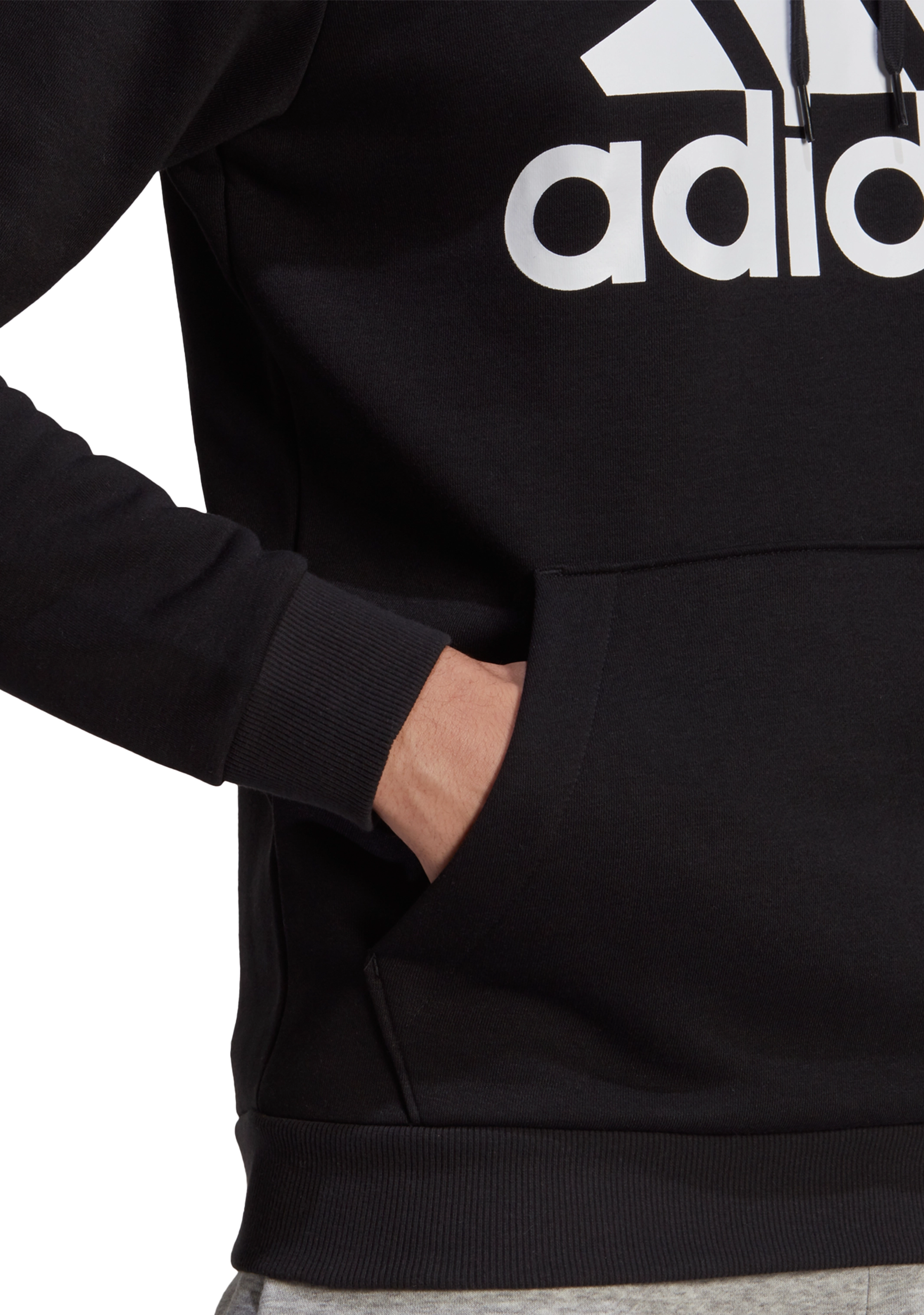 Adidas Men’s Essentials Big Logo Fleece Hoodie