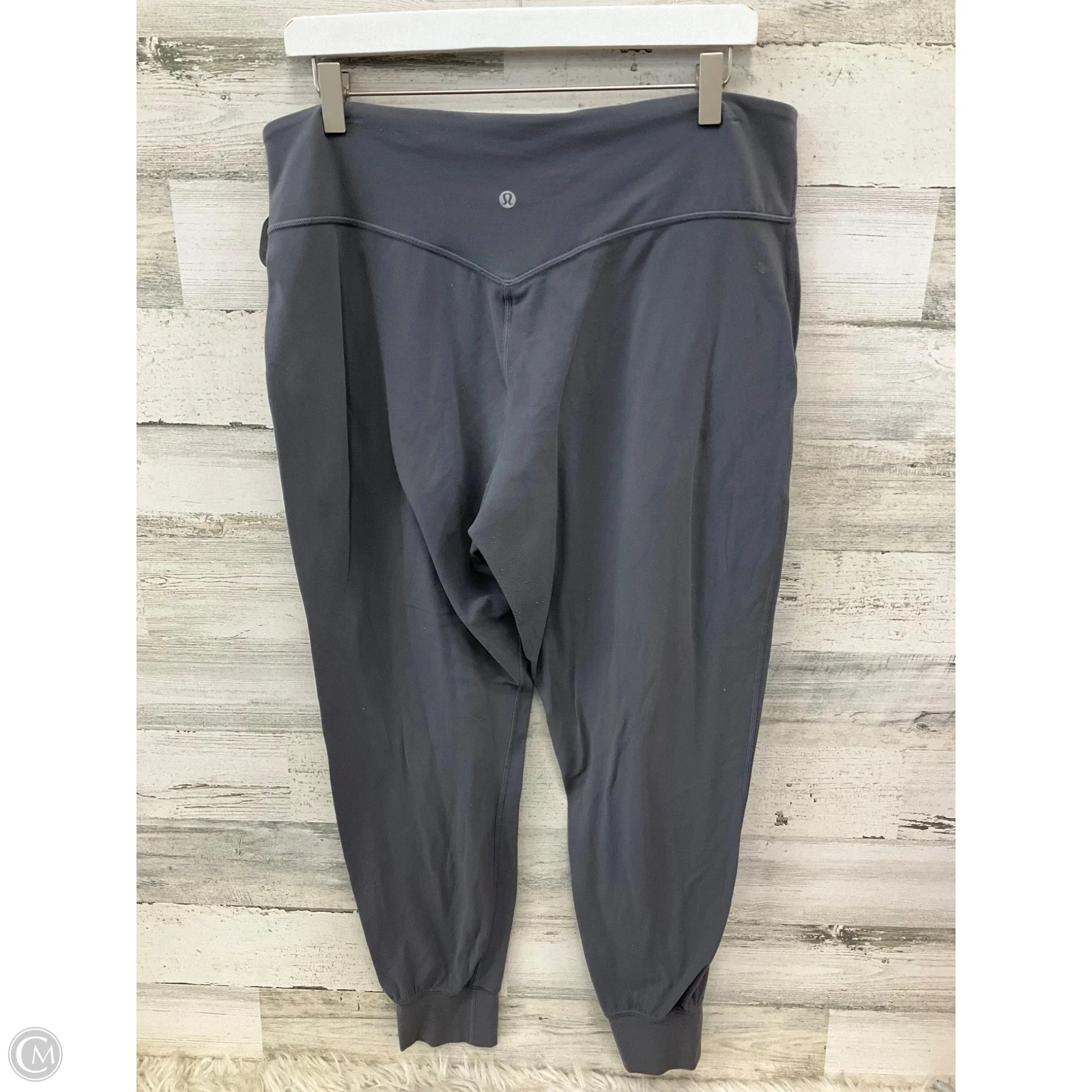 Athletic Leggings By Lululemon In Grey, Size: 14