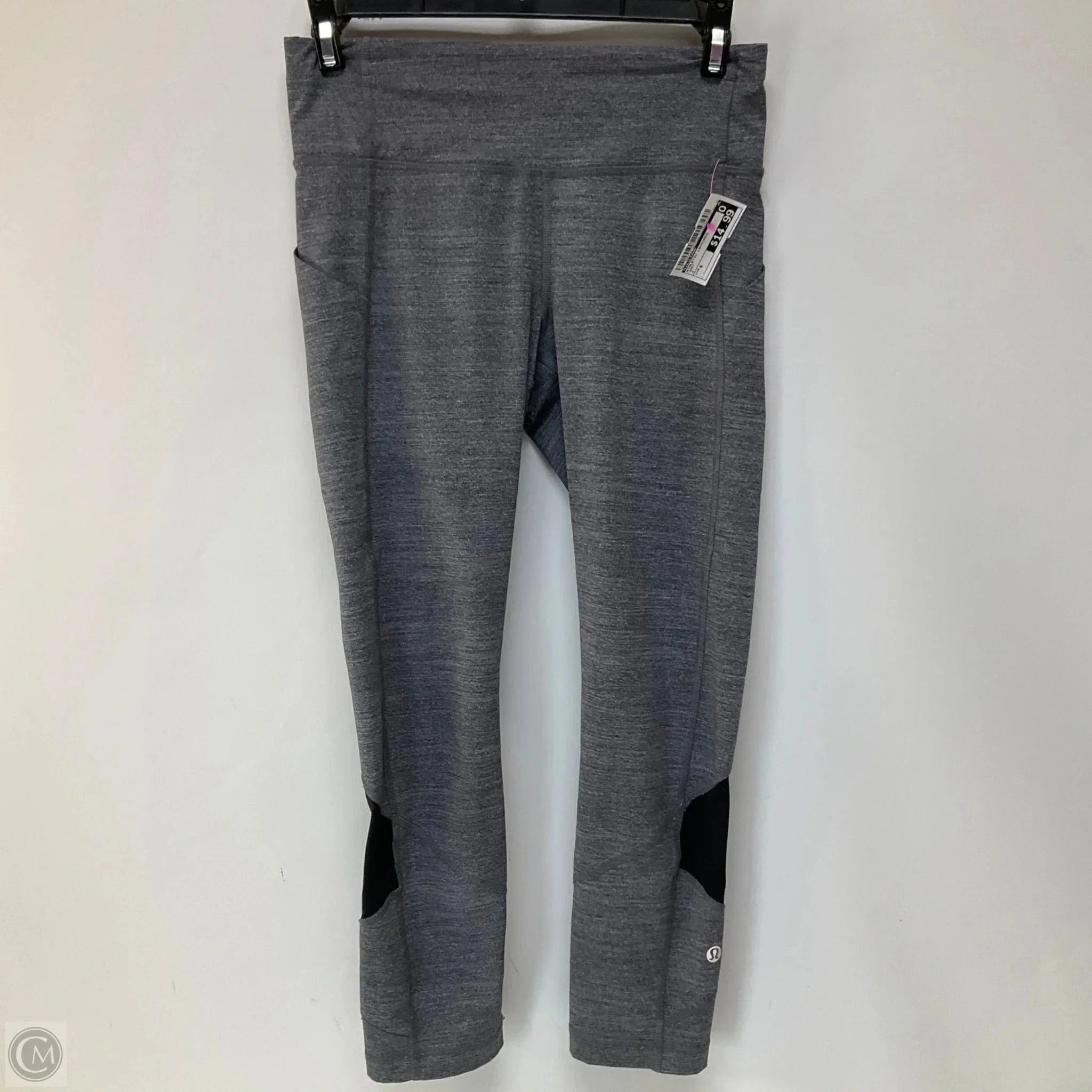 Athletic Leggings By Lululemon In Grey, Size: 4