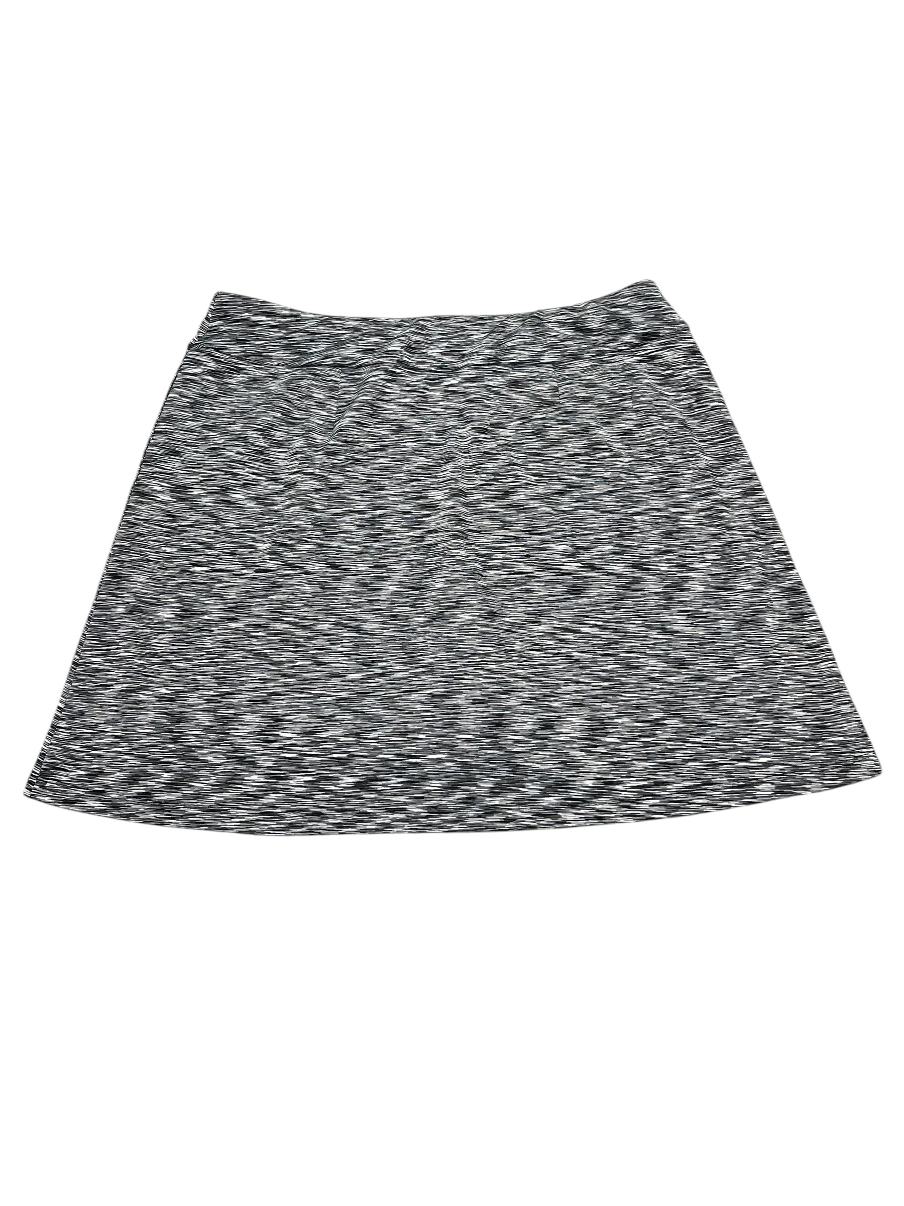 Athletic Skort By Zenergy By Chicos In Grey, Size:L