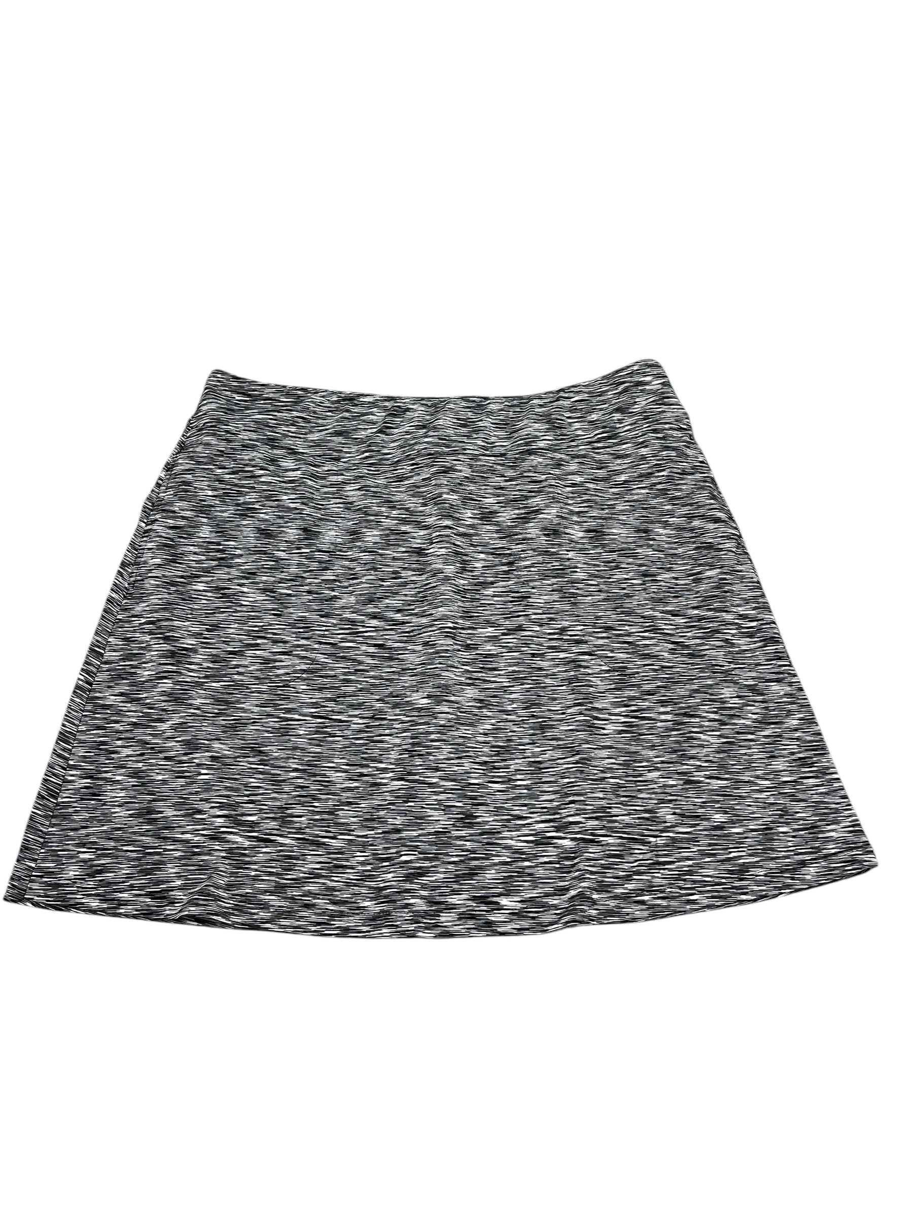 Athletic Skort By Zenergy By Chicos In Grey, Size:L