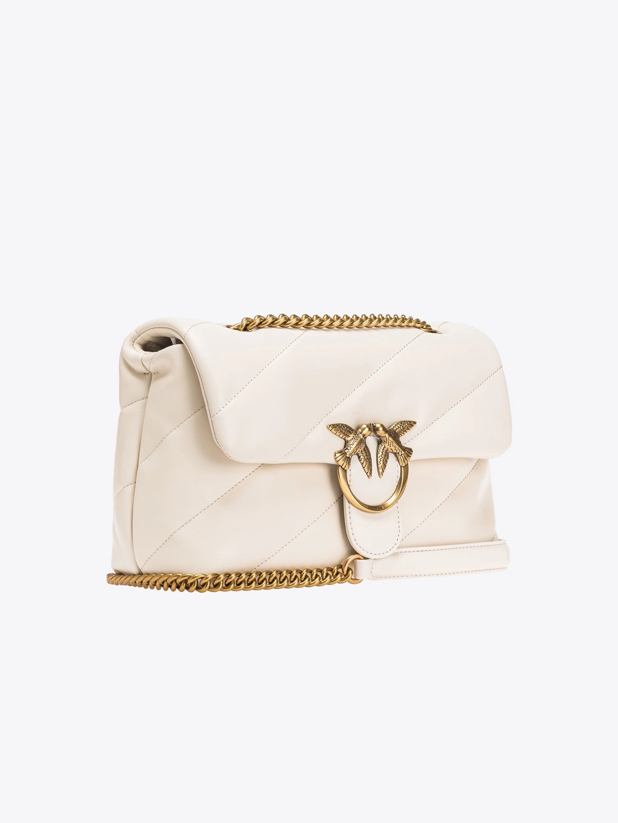 Bag with Maxi Quilt White