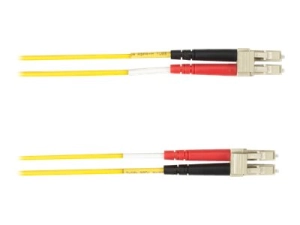 Black Box - Patch cable - LC multi-mode (M) to LC multi-mode (M) - 3 m - fiber optic - 50 / 125 micron - yellow FOCMR10-003M-LCLC-YL