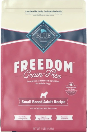 Blue Buffalo Freedom Grain Free Chicken Recipe Small Breed Adult Dry Dog Food 4lb