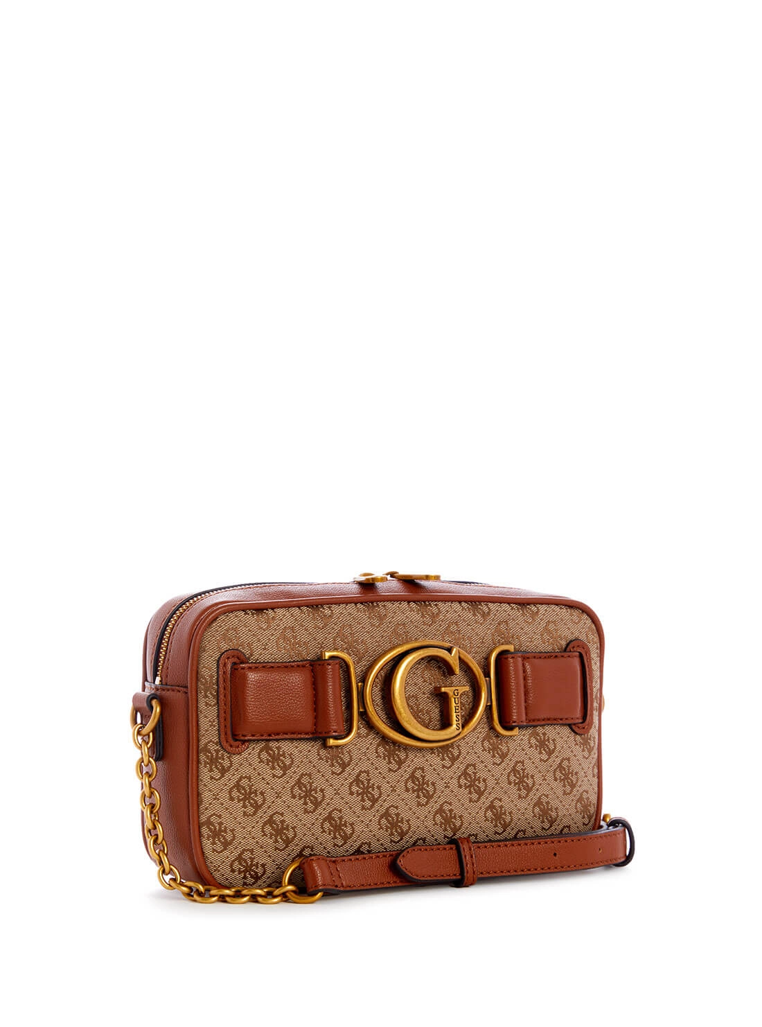 Brown Multi Aviana Crossbody Camera Bag
