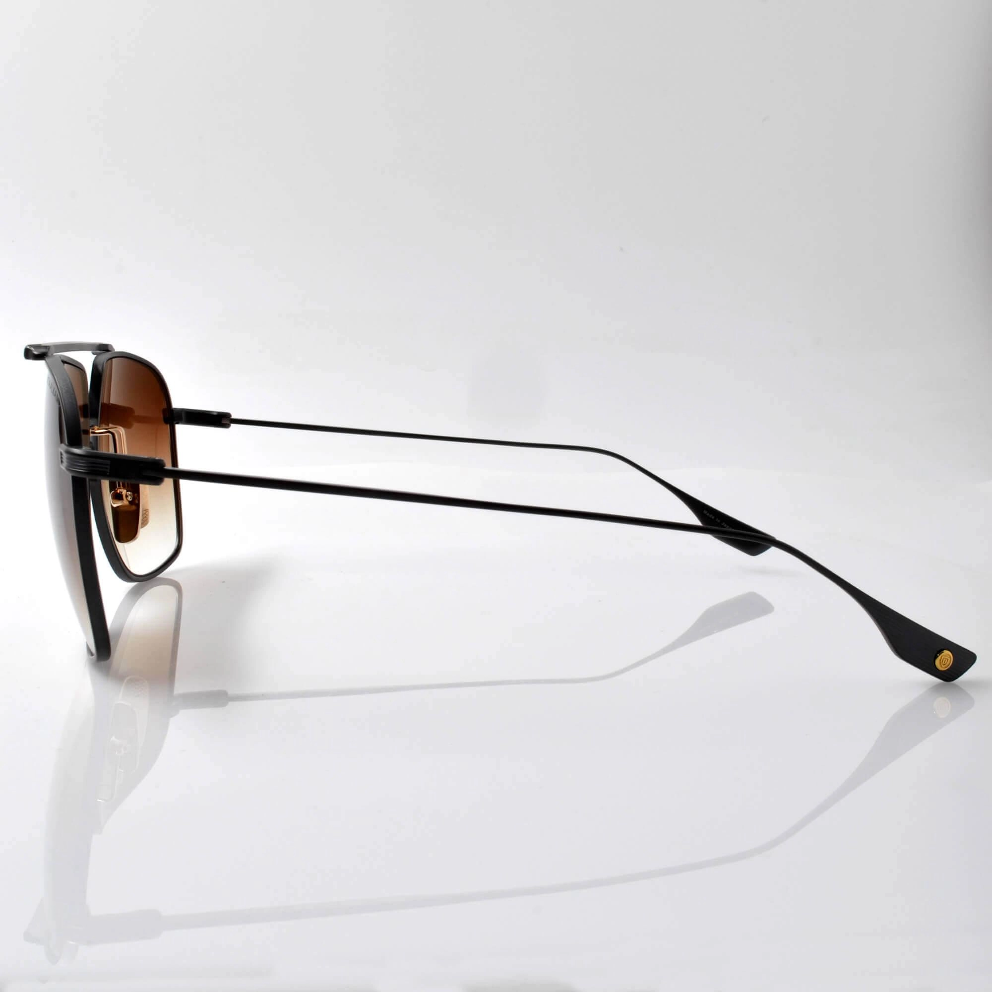 Dita Unisex Sunglasses - Dark Brown Gradient Lens Full Rim Frame | Alkamx DTS100-A-03