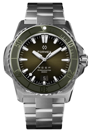 Formex REEF 39.5mm Automatic Chronometer 300m Green Bracelet