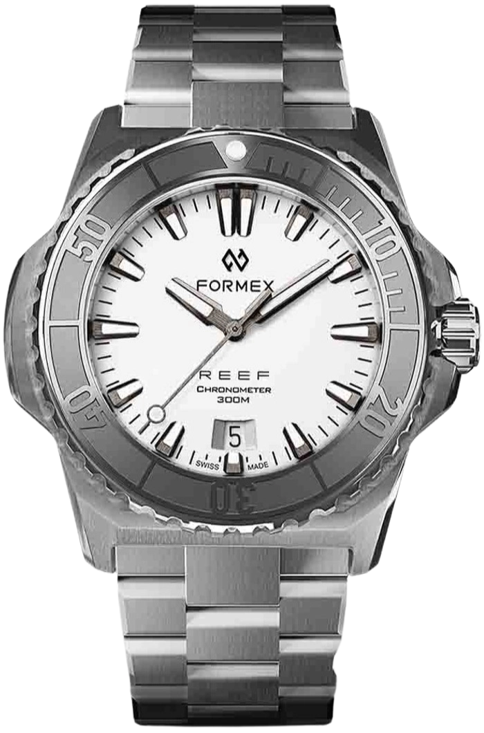 Formex REEF 39.5mm Automatic Chronometer 300m White Bracelet