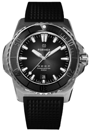 Formex REEF Automatic Chronometer 300m Black Rubber
