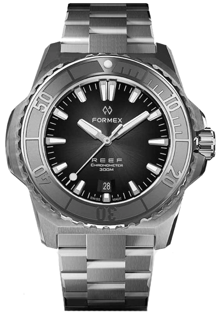 Formex REEF Automatic Chronometer 300m Black Steel Bezel