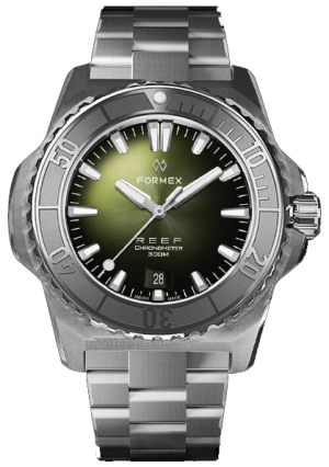 Formex REEF Automatic Chronometer 300m Green Steel Bezel