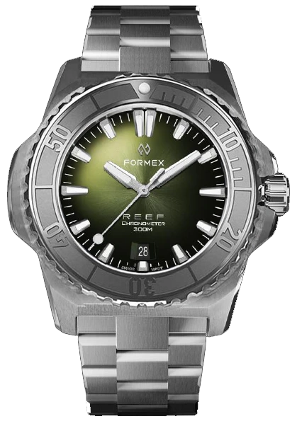Formex REEF Automatic Chronometer 300m Green Steel Bezel