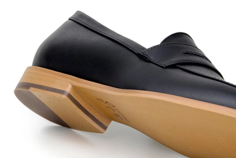 Irene Women's Vegan Leather Loafers | Black
