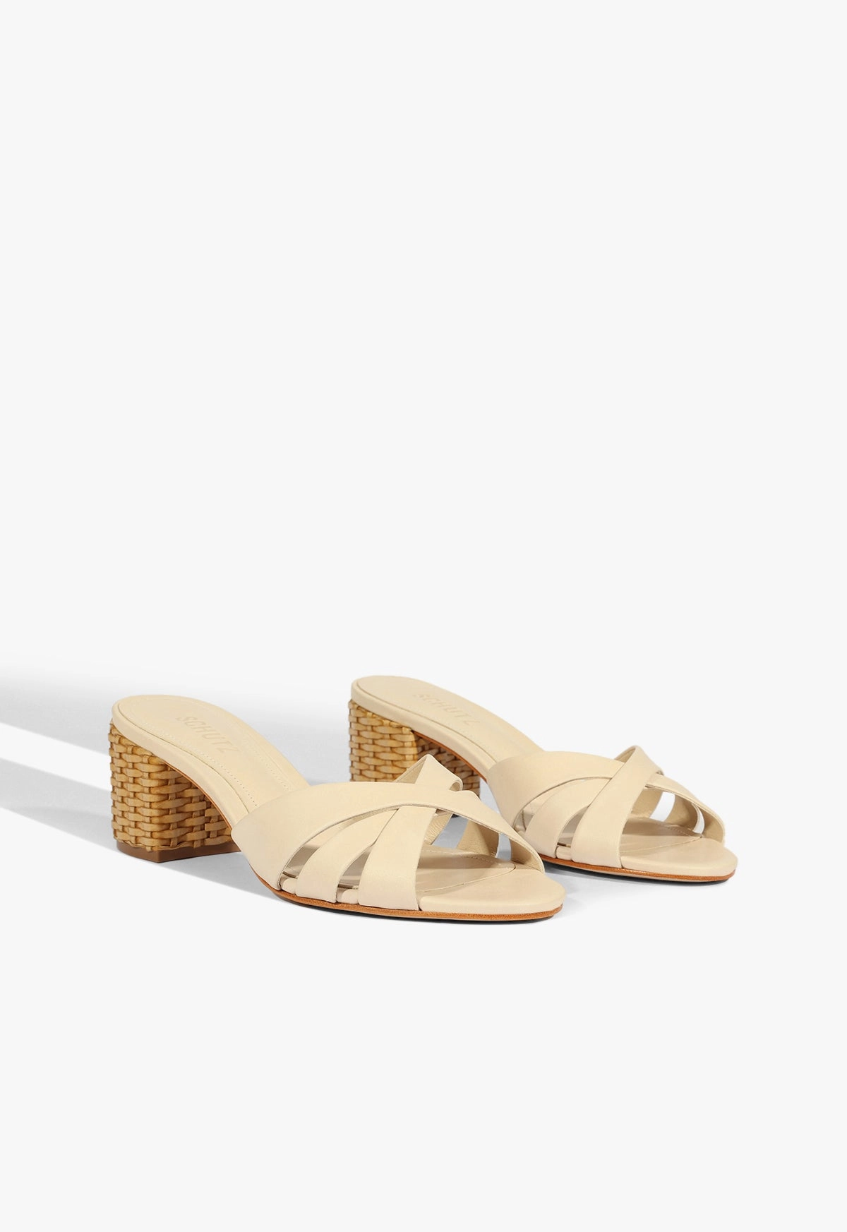 Keefa Straw Mule Sandal