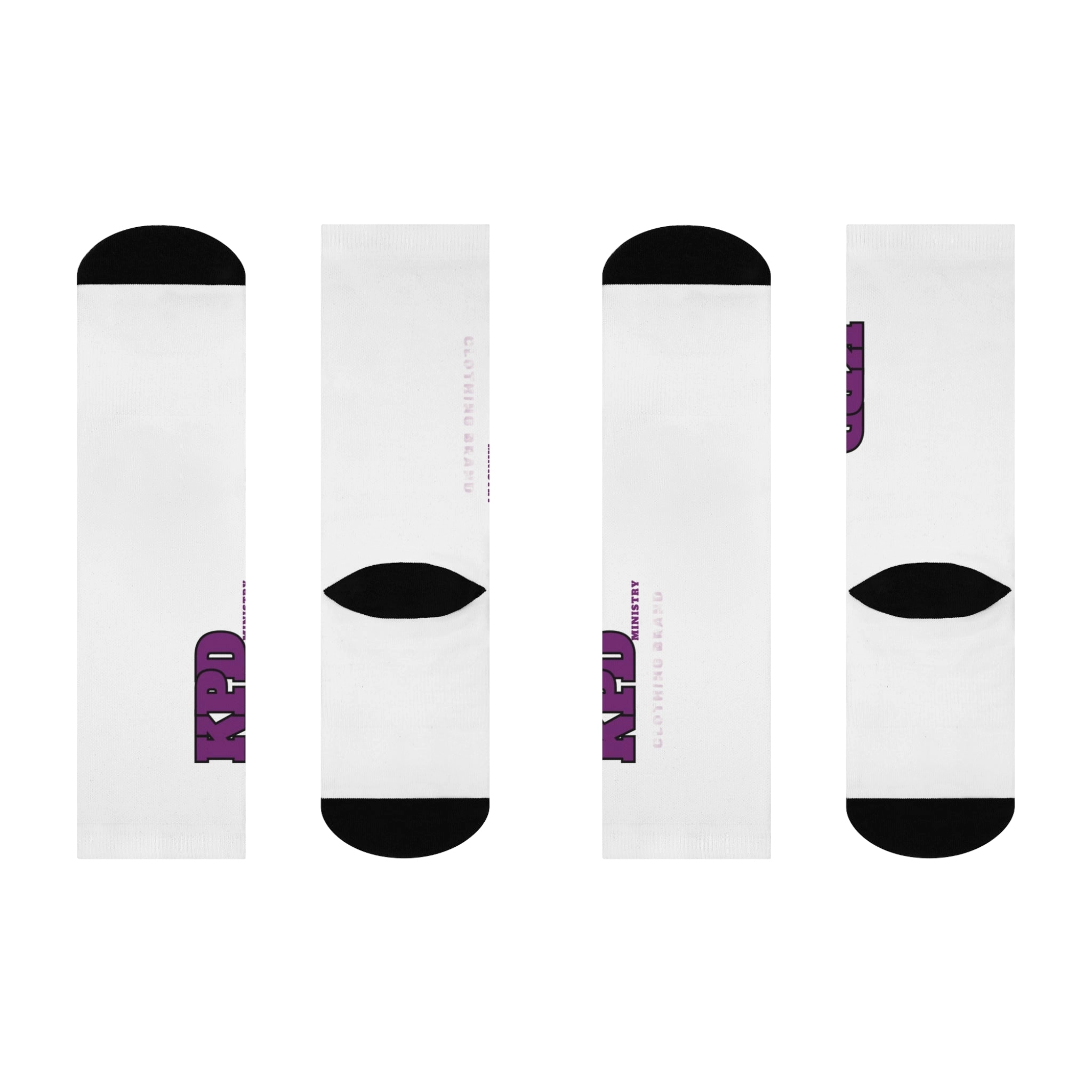 KPD Ministry Custom Cushioned Crew Socks for Comfort & Style