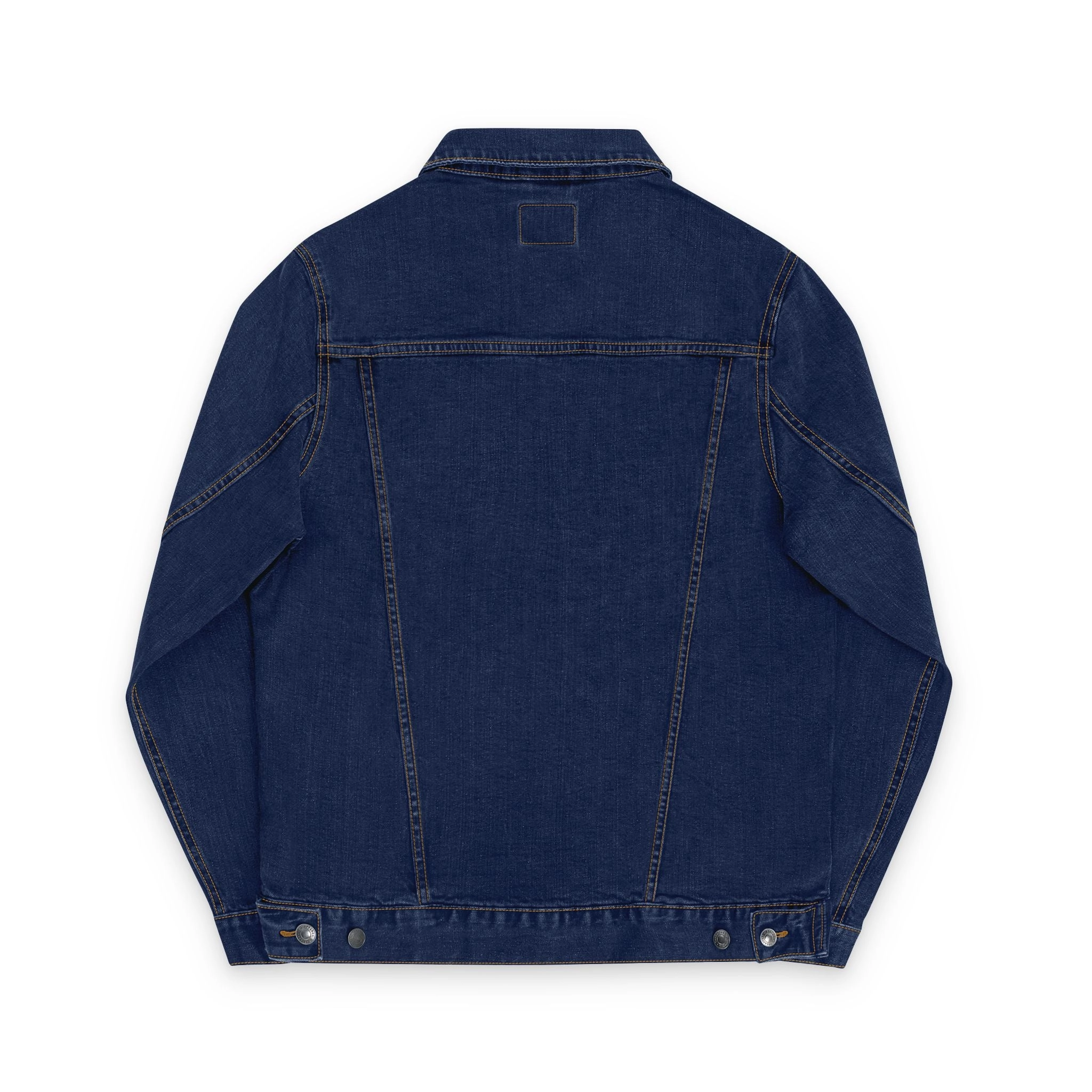 KPD Ministry Embroidered Unisex Denim Jacket - Trendy White Outerwear for All Occasions
