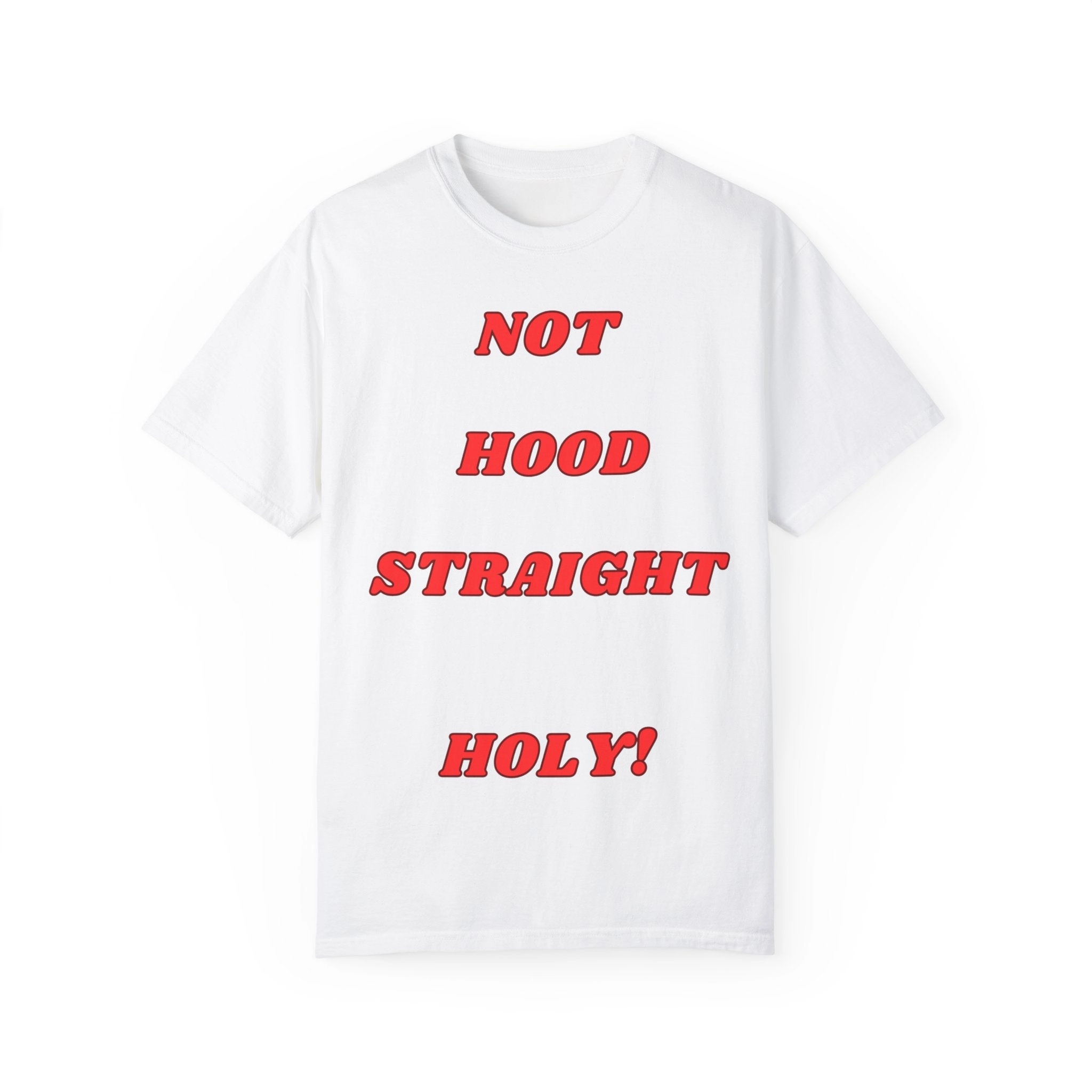 KPD Ministry Not Hood Straight Holy Garment-Dyed T-shirt