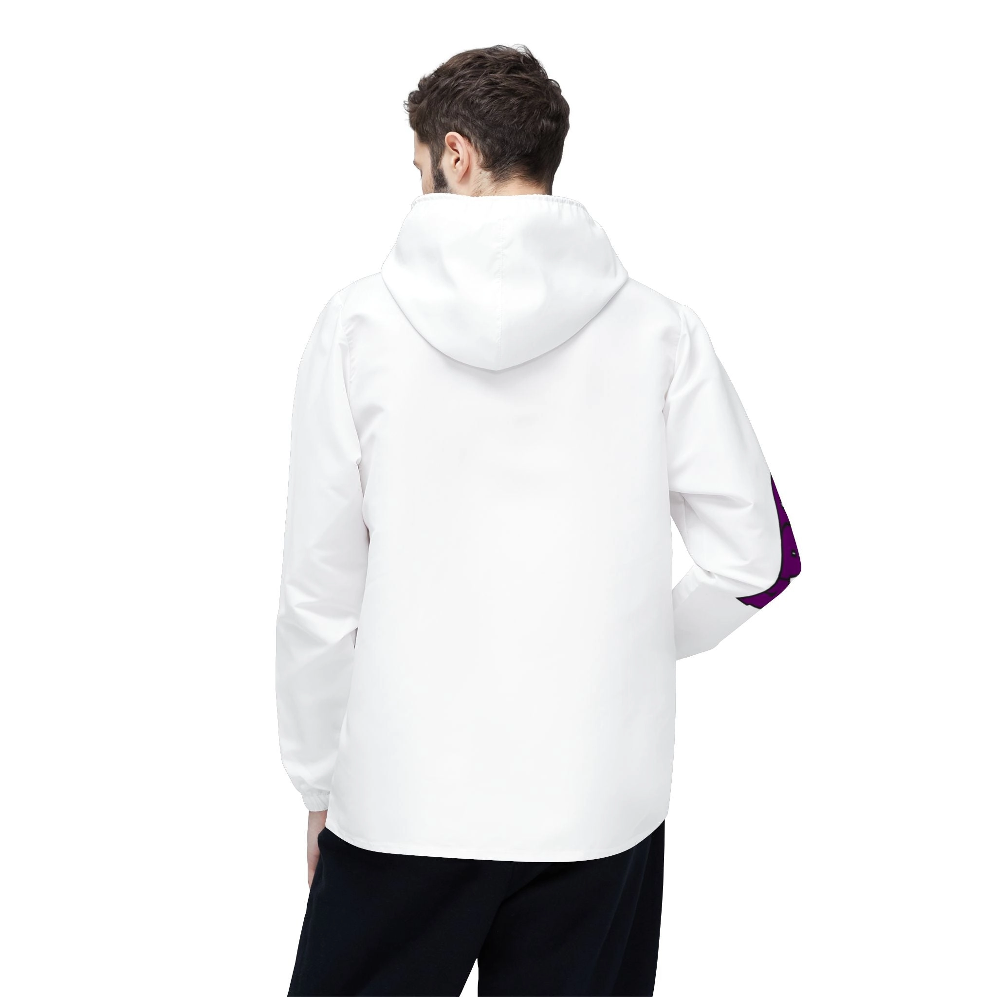 KPD Ministry Retro Style Printed Windbreaker Jacket