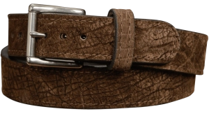 Men's Brown Hippopotamus Max Thickness Gun Belt