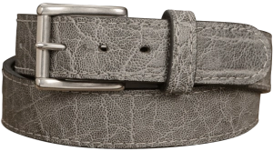 Men's Charcoal Gray Elephant Max Thickness Gun Belt