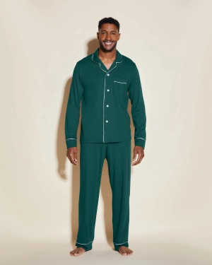 Men's Classic Long Sleeve Top & Pant Pajama Set