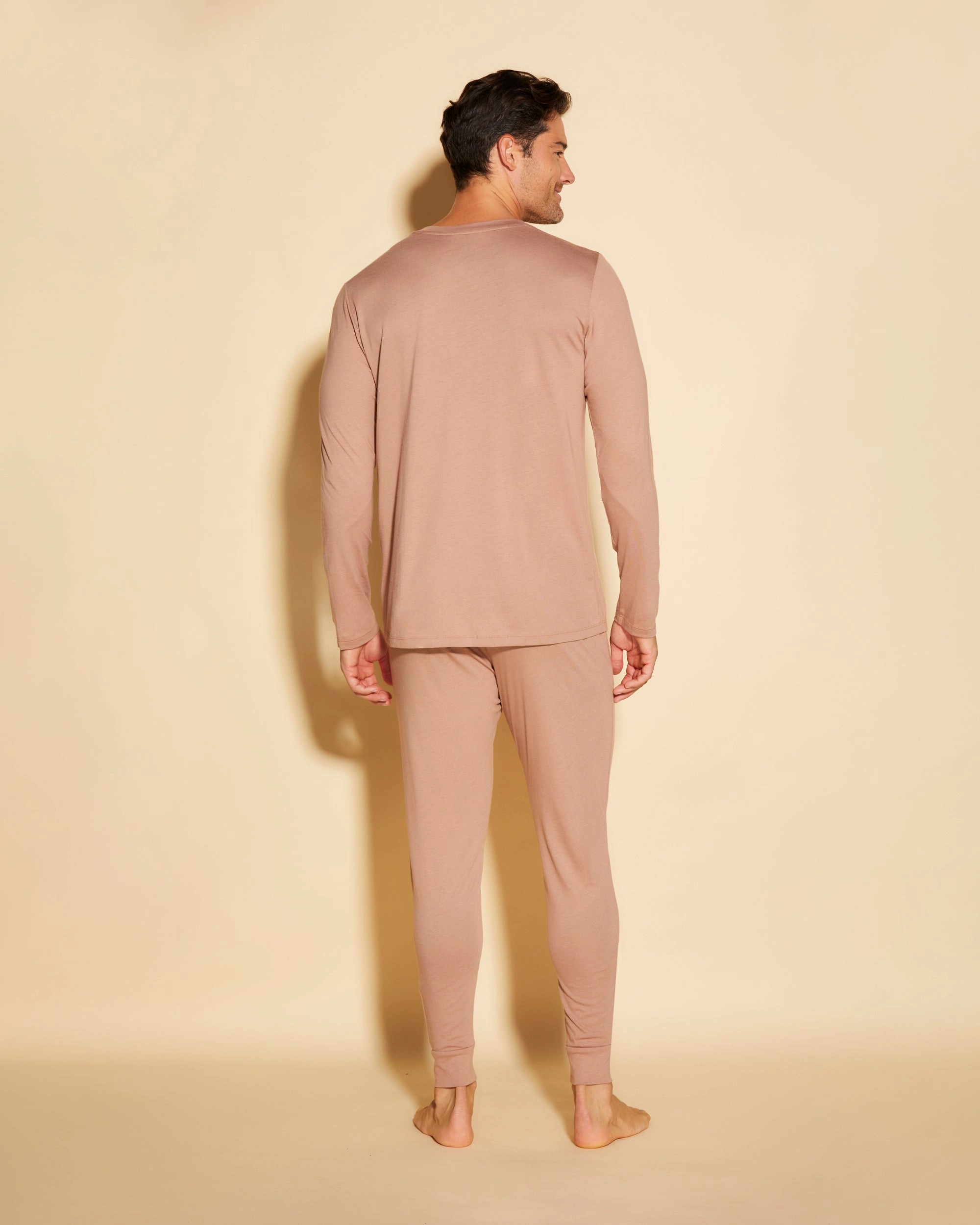 Men's Henley & Jogger Pajama Set