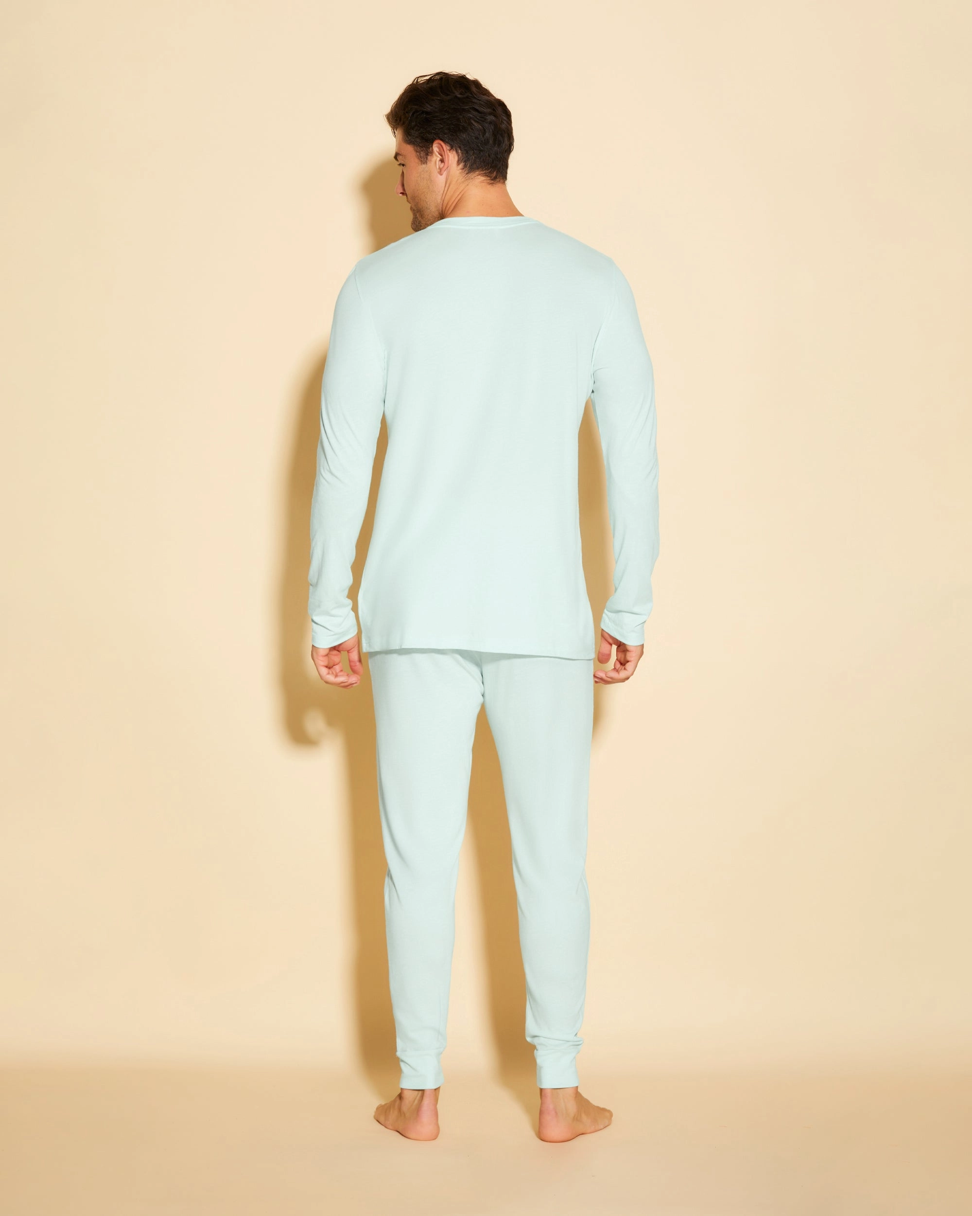 Men's Henley & Jogger Pajama Set