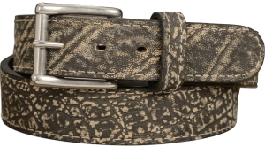 Men's Tree Bark Elephant Max Thickness Gun Leather Belt