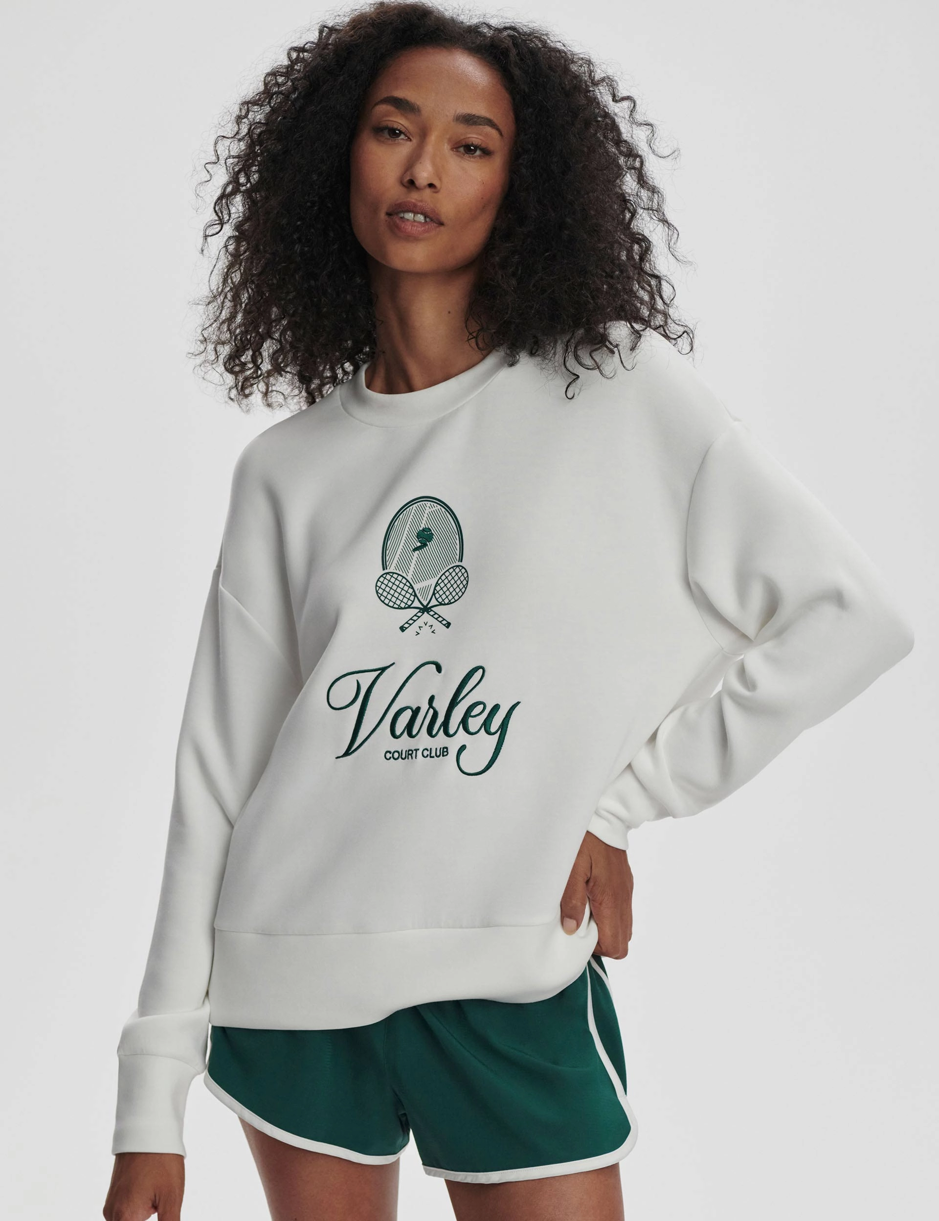 Rasco Namesake Sweat - White/Forest