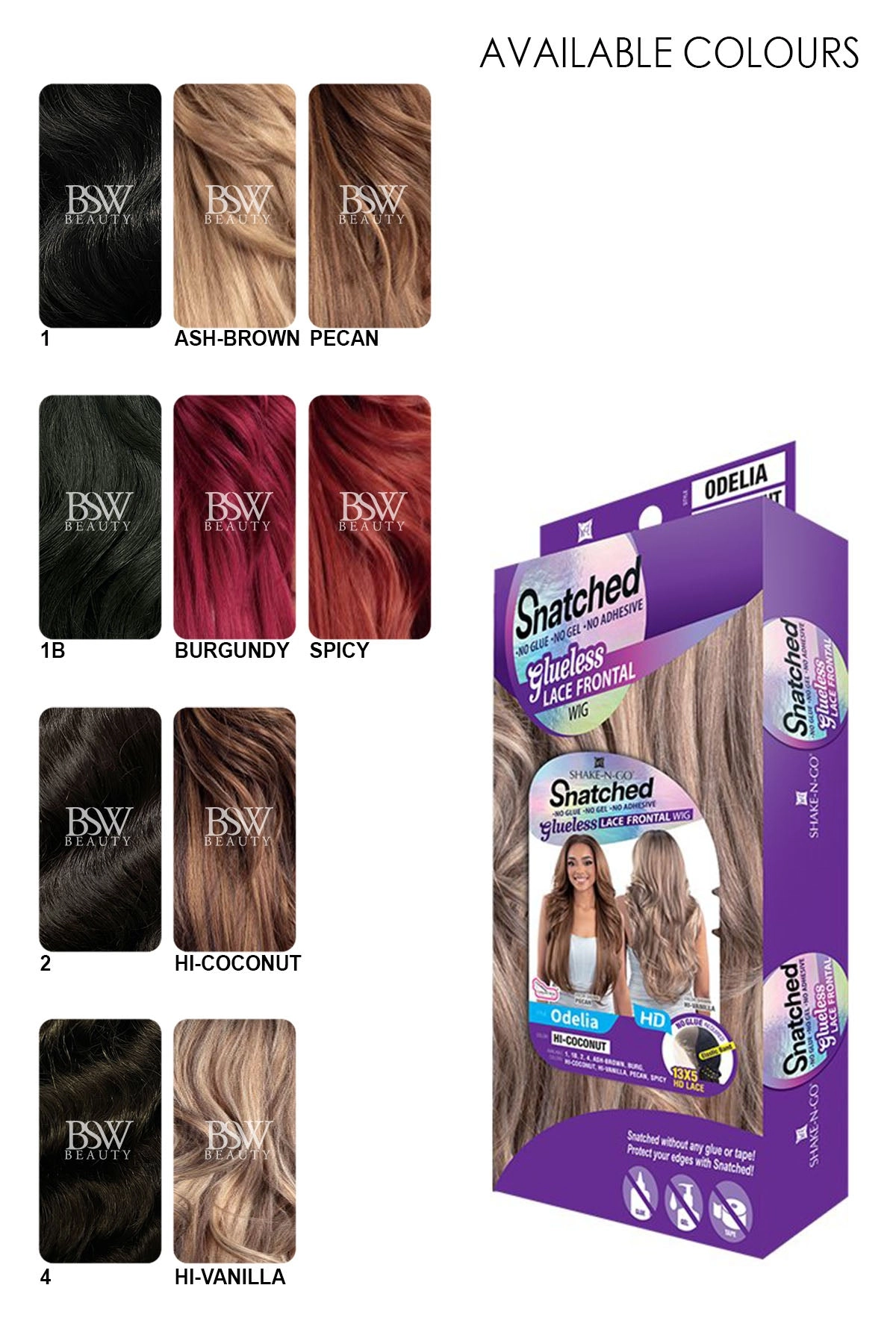 SHAKE N GO SNATCHED GLUELESS LACE FRONTAL - ODELIA