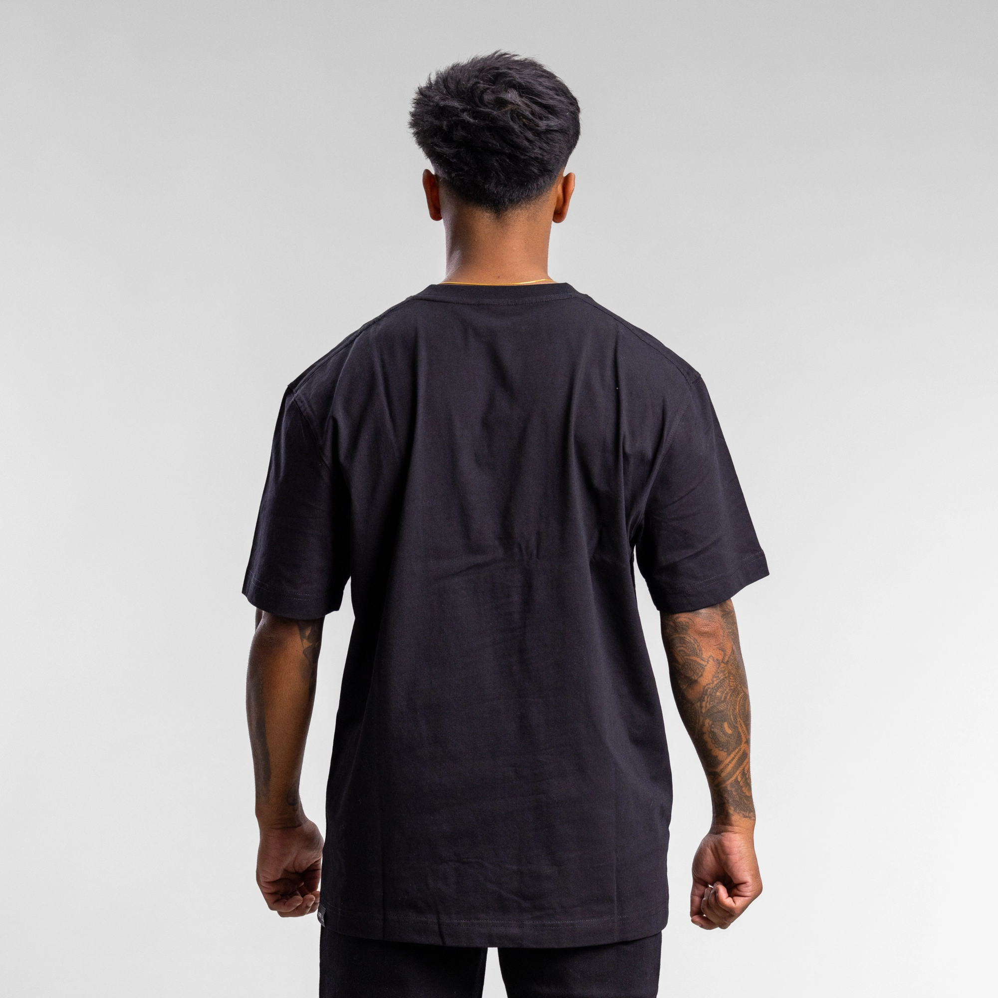 Spread Block Tee Men's BLACK