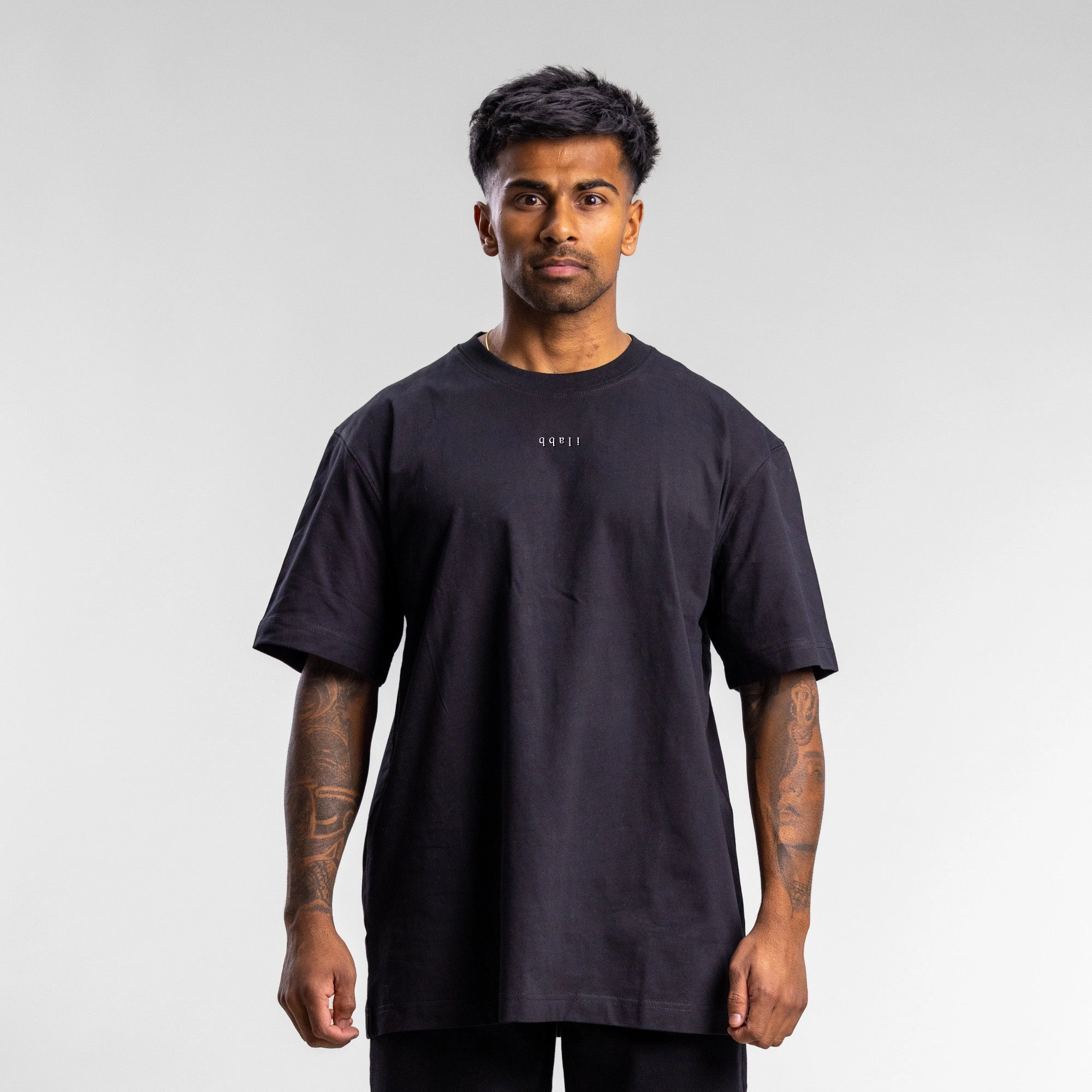Spread Block Tee Men's BLACK