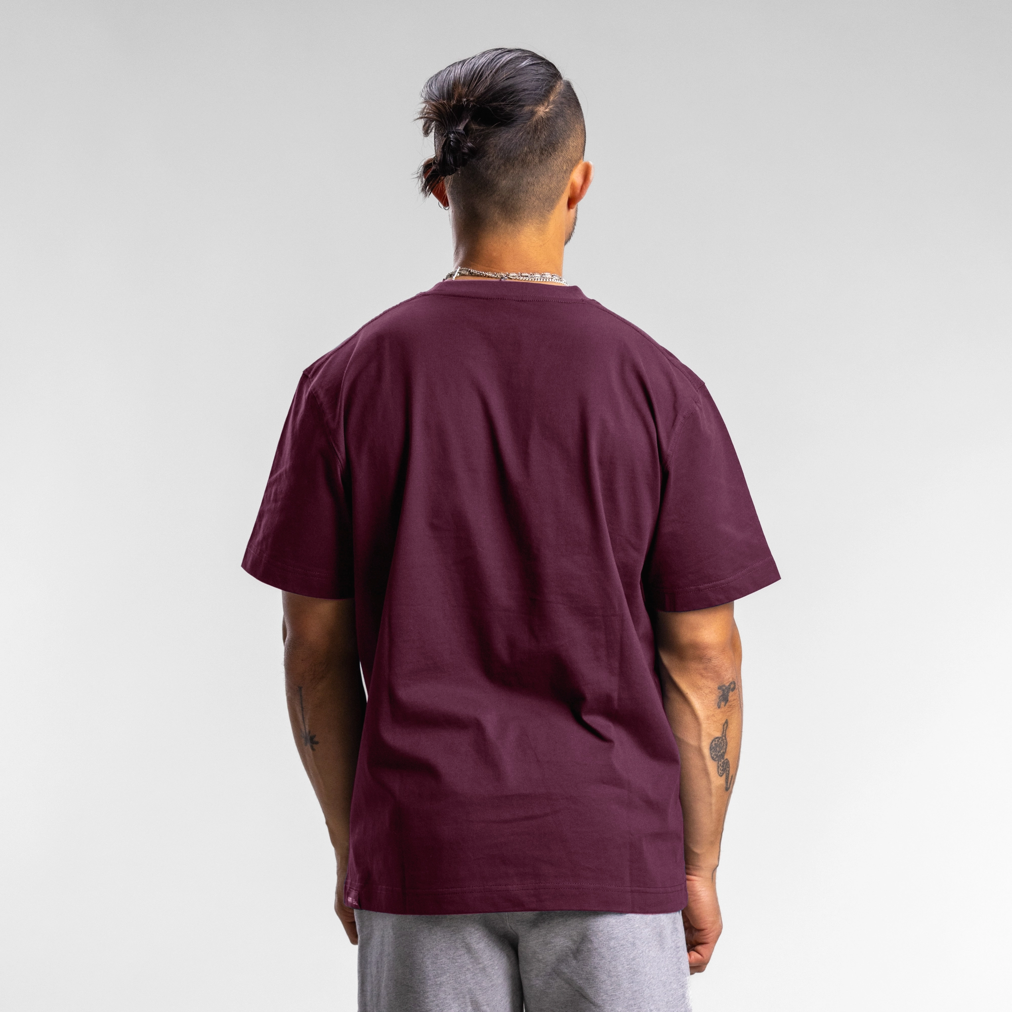 Spread Block Tee Men's PLUM