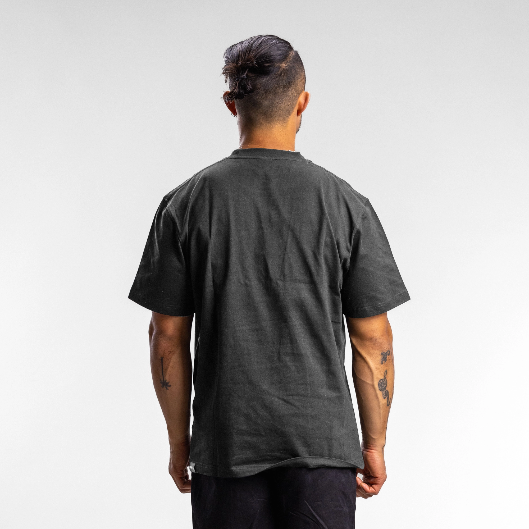 Spread Block Tee Men's WASHED BLACK