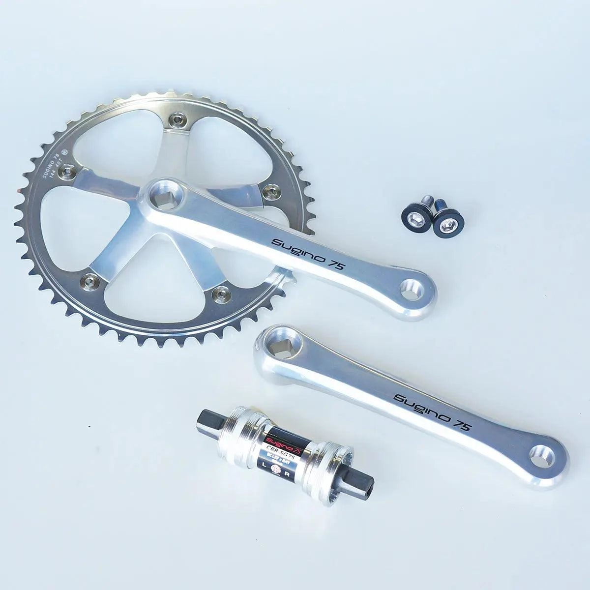 Sugino 75 Complete Crankset (incl. Sugino 75 Chainring   Bottom Bracket)