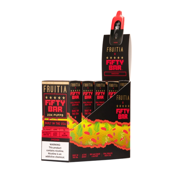 Swedish FRUITIA X Fifty Bar 20K