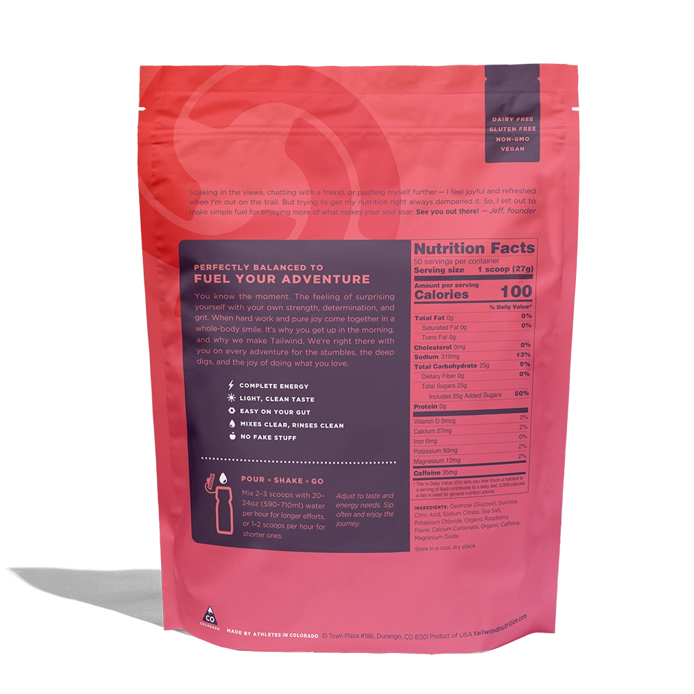 Tailwind Endurance Fuel - Raspberry Buzz Large