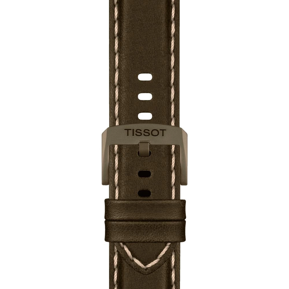 Tissot Chrono XL 45mm Khaki Dial Khaki PVD Steel Gents Quartz Watch T1166173609200