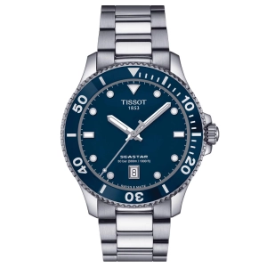 Tissot Seastar 1000 Blue Dial 40mm Quartz Gents Watch T1204101104100