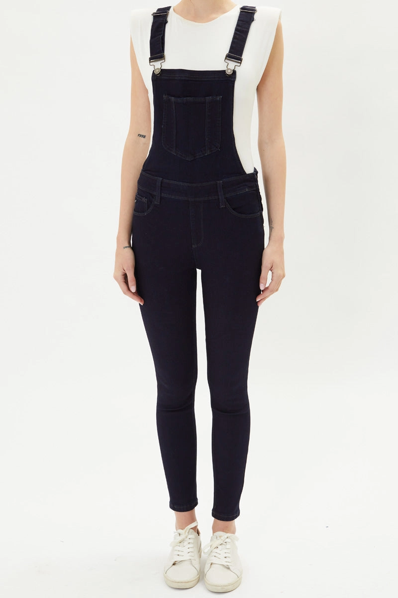 Topanga High Rise Ankle Skinny Overalls