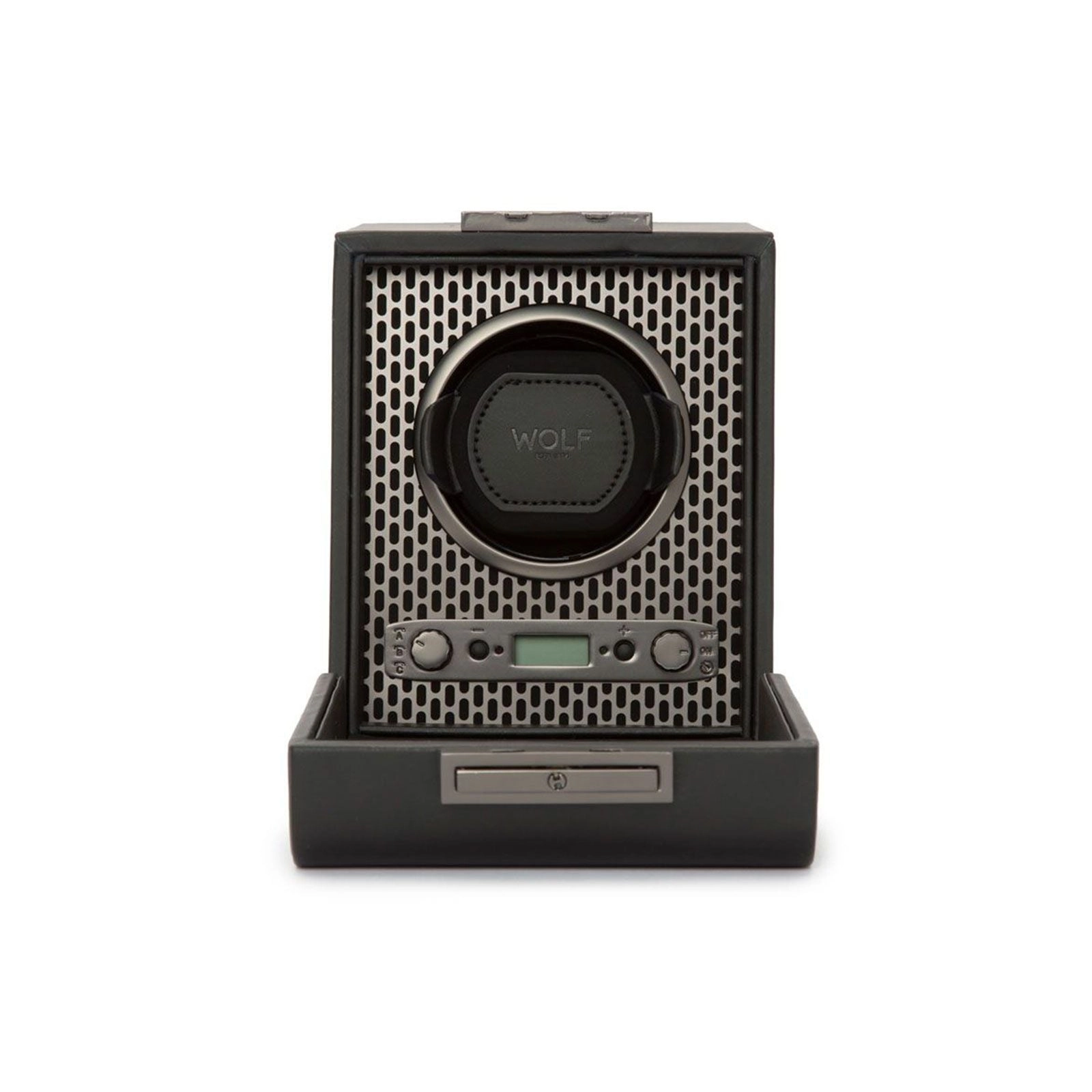 Wolf Axis Single Watch Winder Black Powder Coat 469103