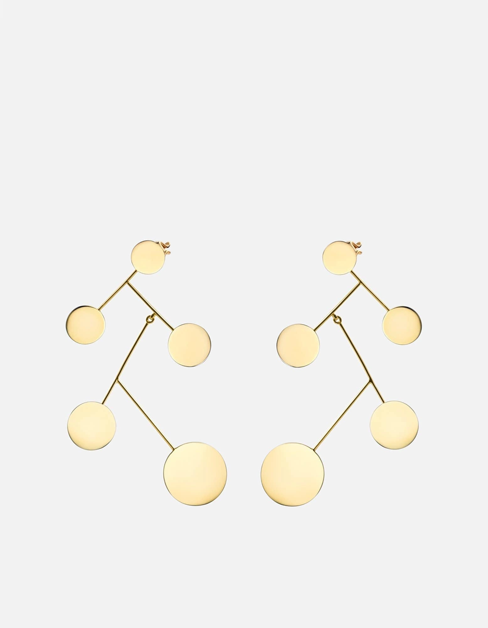 Xander Earrings, Gold Vermeil