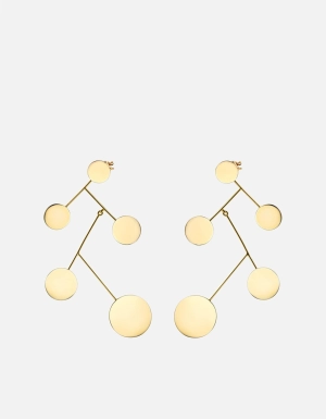 Xander Earrings, Gold Vermeil